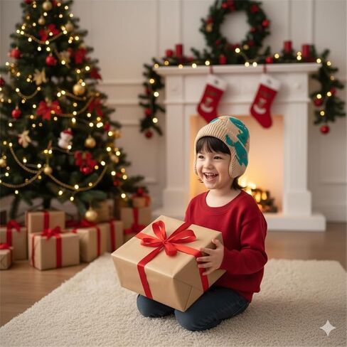 Children's Dinosaur Ear Protection Hat, Ear Beanie for Boys & Girls Unisex Dinosaur Winter Hat in Saudi Arabia