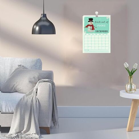 2026 Here We F*cking Go again Calendar | Wall Calendar, Hang with Ease, Funny Home Office Wall Calendar,Funny Monthly Calendar Gag Gift for Friends in Saudi Arabia