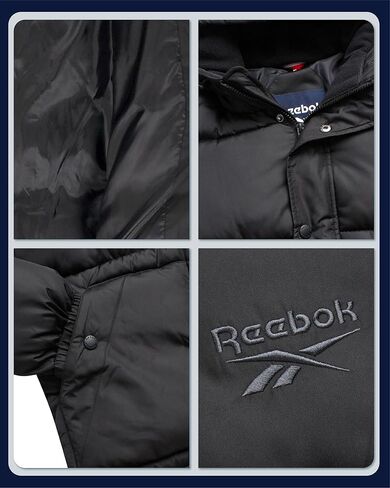 Reebok Men Winter Jacket - Puffer Parka Coat - Heavyweight Ski Jacket for Men, M-XXL in Kuwait