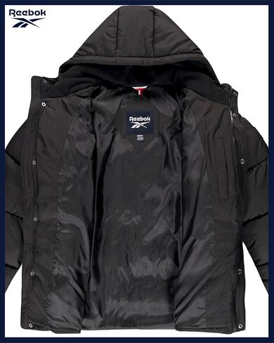 Reebok Men Winter Jacket - Puffer Parka Coat - Heavyweight Ski Jacket for Men, M-XXL in Kuwait