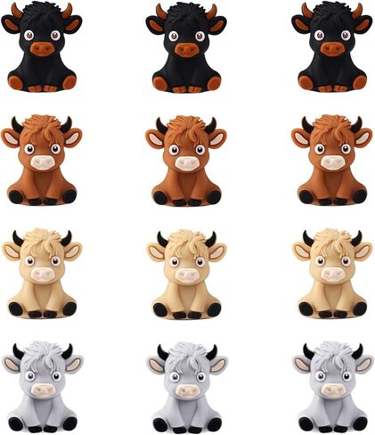 12PCS 3D Capybara Silicone Beads, 4 Styles Capybara Silicone Focal Beads for Keychain Making, Animal Themed Loose Beads Bulk for Beaded Pen DIY Handicrafts Necklace Bracelet Lanyard Pendants in Saudi Arabia