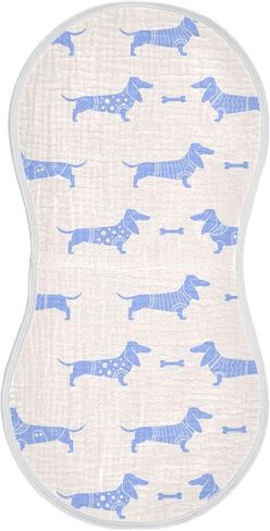 Boston Terrier Dog Do Yoga Muslin Burp Cloths for Baby 2 Pack 100% Cotton Baby Washcloths Bibs for Boy Girl in Saudi Arabia