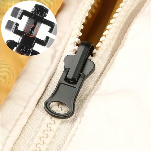 Universal Zipper Repair Kit - 3-Size Double-Sided Zipper Slider Replacement for Quick Fix on Jackets, Luggage & Backpacks No-Sew Installation DIY Home & Outdoor Use in Saudi Arabia