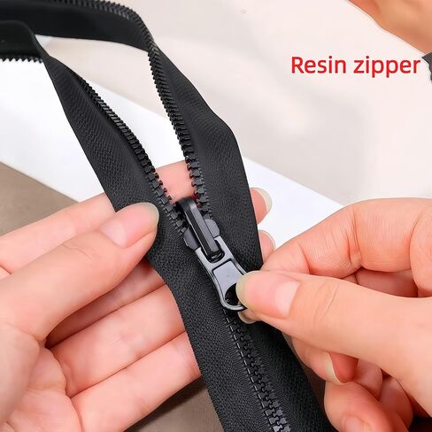 Universal Zipper Repair Kit - 3-Size Double-Sided Zipper Slider Replacement for Quick Fix on Jackets, Luggage & Backpacks No-Sew Installation DIY Home & Outdoor Use in Saudi Arabia