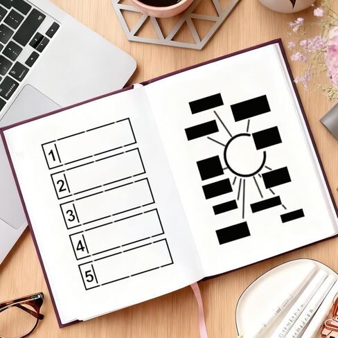 40Pcs Journal Planner Stencils Templates, 4"x7" DIY Calendar Journal Stencils for Scrapbook Notebook Diary Cards Decorations Journal Supplies Accessories in Kuwait