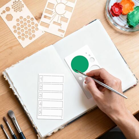 40Pcs Journal Planner Stencils Templates, 4"x7" DIY Calendar Journal Stencils for Scrapbook Notebook Diary Cards Decorations Journal Supplies Accessories in Kuwait