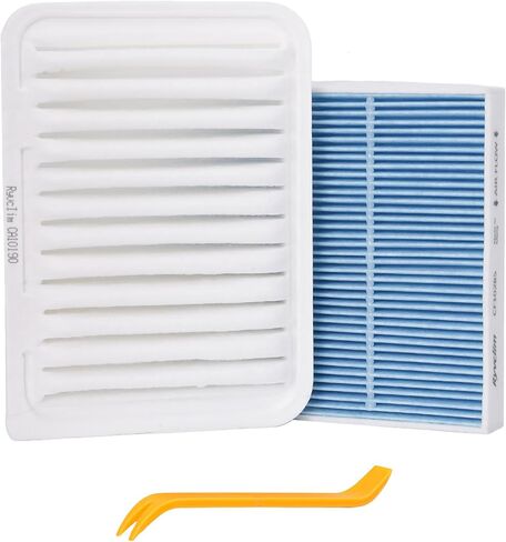 Engine Air Filter&Cabin Air Filter Combo Pack-Compatible with Toyota Corolla 2009-2019,Matrix 2009-2014,Yaris 2007-2018,Scion xD 2008-2014,Vibe 2009-2010-CF10285&CA10190 in Kuwait