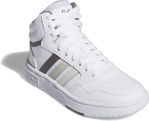 حذاء رياضي adidas Originals Hoops 3.0 Mid_legacy، أسود/وردي فيوجن/أبيض، 4.5 US للجنسين للأطفال الكبار in Saudi Arabia