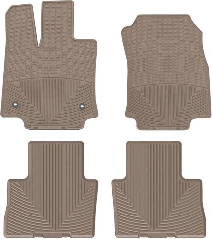 Weathertech All-Weather Floor Mats for Toyota Venza, RAV4 Prime, RAV4-1st & 2nd Row (W524-W525), Black in Saudi Arabia