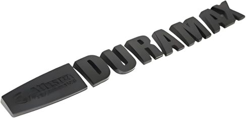 Duramax Badge Emblem 2Pcs Allison Matte Black - Replacement for 2015 Silverado 2500HD/3500HD with Adhesive in Saudi Arabia