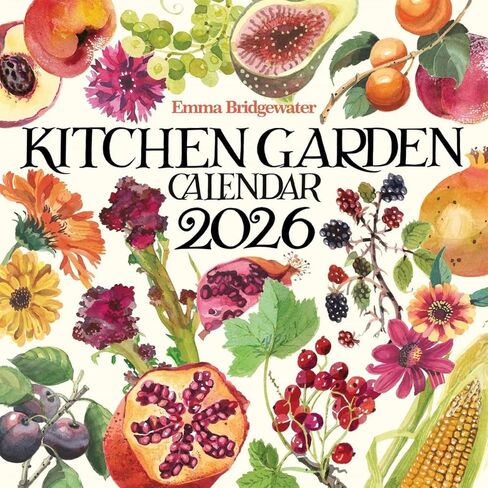 تقويم المطبخ Emma Bridgewater 2026، تقويم شهري لمدة 12 شهرًا، تصميمات فنية للمطبخ والحديقة الملونة، تقويم معلق على الحائط مقاس 12 بوصة × 12 بوصة in Kuwait