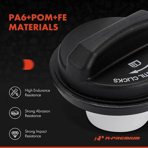 A-Premium Gas cap Fuel cap Compatible with Ford F-150 F150, F-250/F-350/F-450/F-550 Super Duty, Expedition, E-150/E-350 Club Wagon, E-250, F-53 Motorhome Chassis & Lincoln Navigator in Saudi Arabia