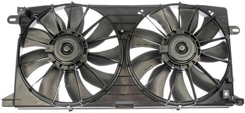 Engine Cooling Fan Assembly 1PC Replaces 12365378, 12365379 Compatible with Cadillac Seville 2004 1999 2000 1998 2001 2002 2003 in Saudi Arabia