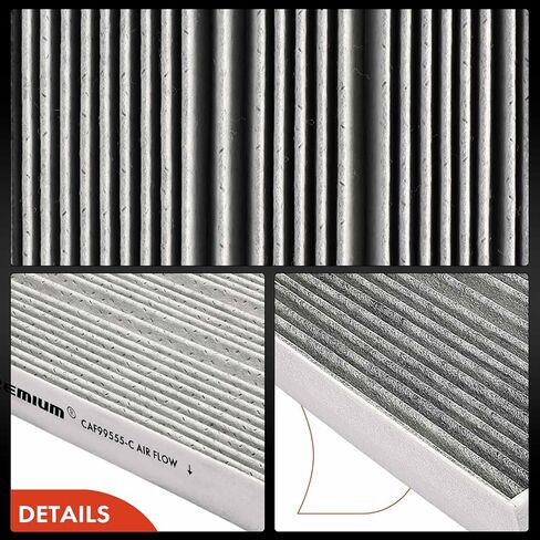 فلتر هواء المقصورة الممتاز مع الكربون المنشط متوافق مع مرسيدس بنز CLA250، CLA35/CLA45 AMG، CLA45 AMG S، GLA250، GLA35/GLA45/GLB35/A35 AMG، GLB250، A220، A250، EQB 250+، EQB 300/350 in Saudi Arabia