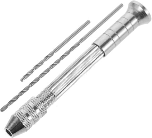 NUOBESTY 1set DIY Candle Hole Puncher Tool with Long Drill Bits Precision Hand Drill for Manual Work Sturdy Rotary Tool for Candle Making and Crafts in Saudi Arabia