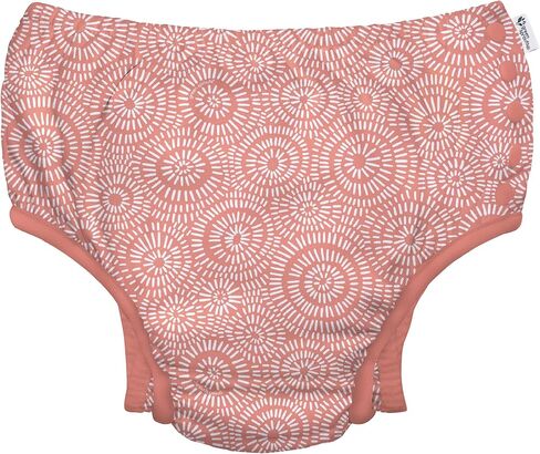 i play. by green sprouts Reusable, Eco Snap Swim Diaper with Gussets, UPF 50, Patented Design, STANDARD 100 by OEKO-TEX Certified - Rainbow Stripe - 3T in Kuwait
