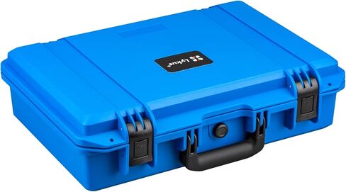 Lykus HC-3810 Waterproof Hard Case with Customizable Foam Insert, Interior Size 14.96x11.02x5.3 in, Suitable for camera,lens,drone,mic,flashlight,telescope,action cam,electronics,tools,and more in Kuwait