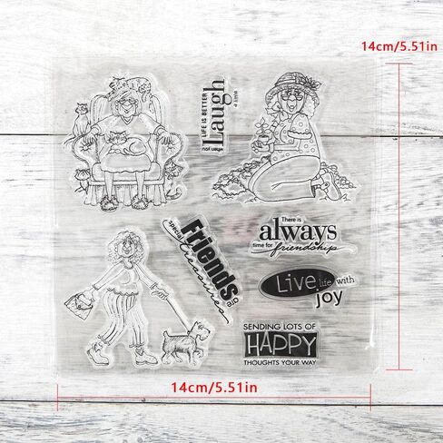 Birthday Girl Stamps and Die Cuts for Card Making Roses Flowers Transparent Silicone Clear Stamp and Metal Cutting Dies Sets for DIY Scrapbooking Paper Crafting Seals Decorative Supplies in Saudi Arabia