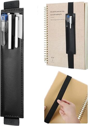 Adjustable Elastic Band pen holder for notebook Pencil Holder Planner Accessories in Saudi Arabia
