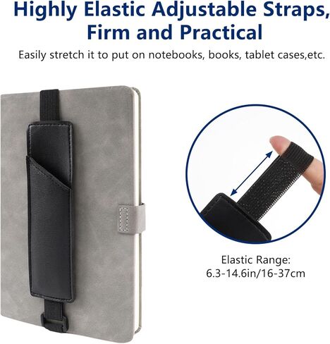 Adjustable Elastic Band pen holder for notebook Pencil Holder Planner Accessories in Saudi Arabia