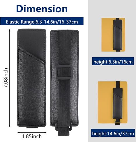 Adjustable Elastic Band pen holder for notebook Pencil Holder Planner Accessories in Saudi Arabia