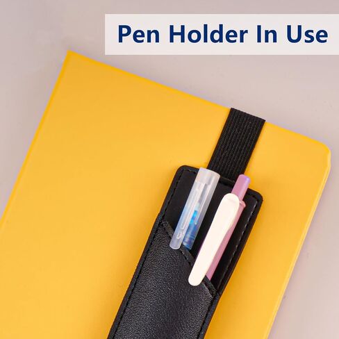 Adjustable Elastic Band pen holder for notebook Pencil Holder Planner Accessories in Saudi Arabia