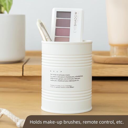 Pen Pencil Holder for Desk, Makeup Brushes Cup Simple&Modern Organizer for Office Home School(white) in Saudi Arabia