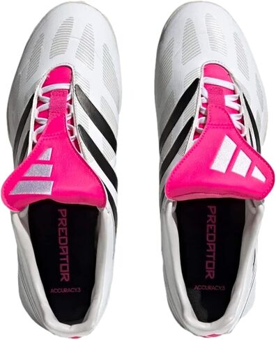 حذاء Adidas Predator Precision.3 للكبار على العشب، نعل خارجي مطاطي مصنوع لأسطح اللعب الاصطناعية، مقاس للجنسين in Saudi Arabia