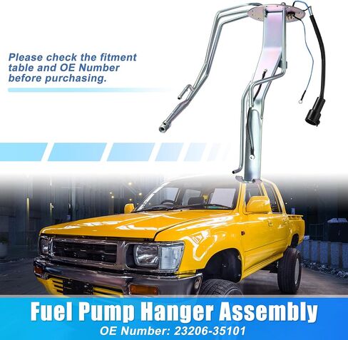 X AUTOHAUX مضخة الوقود تصاعد قوس شماعات الجمعية لتويوتا 4 عداء شاحنة بيك اب 4 Cyl 2.4L 6 Cyl 3.0L 1986-1992 خلية الوقود مضخة شماعات أنبوب استبدال 23206-35101 in Saudi Arabia