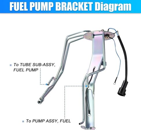 X AUTOHAUX مضخة الوقود تصاعد قوس شماعات الجمعية لتويوتا 4 عداء شاحنة بيك اب 4 Cyl 2.4L 6 Cyl 3.0L 1986-1992 خلية الوقود مضخة شماعات أنبوب استبدال 23206-35101 in Saudi Arabia