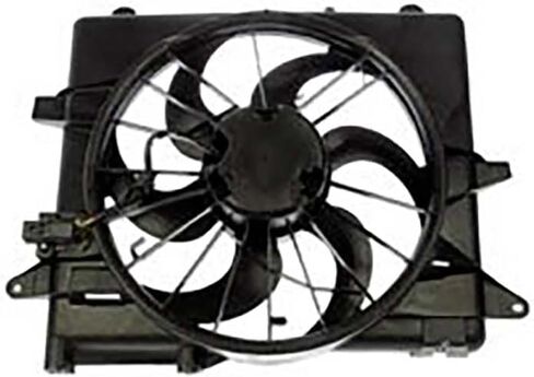 Engine Cooling Fan Assembly 1PC Replaces 4R3Z8C607AA, 6R3Z8C607AA Compatible with Mustang 2005 2006 2007 2008 2009 2012 2013 2014 2010 2011 in Saudi Arabia