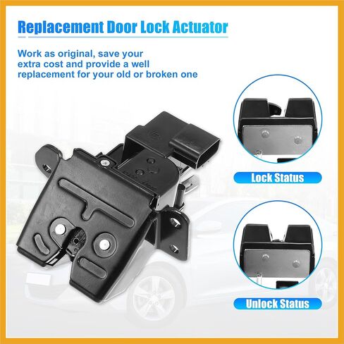 المحرك الخلفي قفل مزلاج الجذع لشركة هيونداي إلنترا GT 13-17 81230-A5000 عن بعد الجذع الباب الخلفي مزلاج قفل المحرك المحرك الخلفي الجذع غطاء الباب الخلفي قفل مزلاج المحرك استبدال in Kuwait