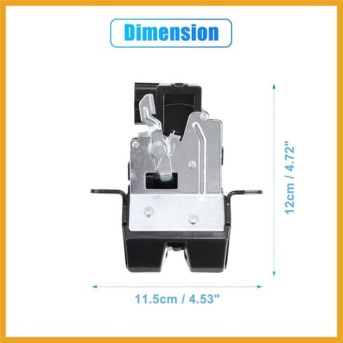 المحرك الخلفي قفل مزلاج الجذع لشركة هيونداي إلنترا GT 13-17 81230-A5000 عن بعد الجذع الباب الخلفي مزلاج قفل المحرك المحرك الخلفي الجذع غطاء الباب الخلفي قفل مزلاج المحرك استبدال in Kuwait