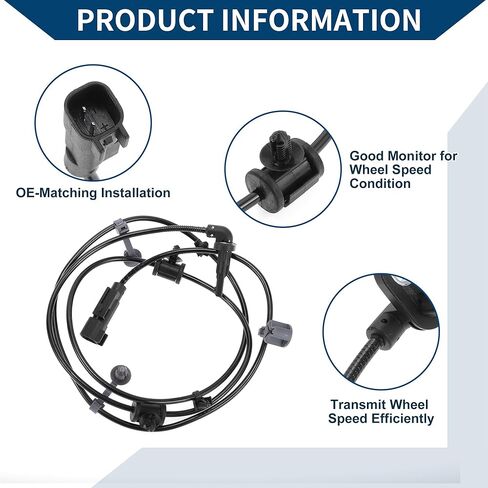 No.22785579 ABS Wheel Speed Sensor for Buick Lacrosse 2012-2016 Rear Left ABS Sensor Anti-lock Braking System Sensor 1 Pcs in Saudi Arabia