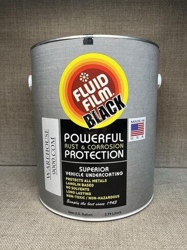 Fluid Film Black Gallon, Standard Economy Undercoating Gun, and 2 Black Quart Bottles in Saudi Arabia