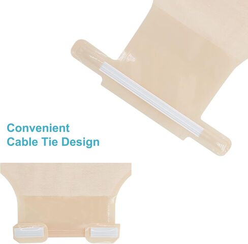 10 PCS Colostomy Bags, Convex One-Piece Ostomy Bags Drainable Pouches with Belt Buckle, Cut-to-Fit, Max 45mm in Saudi Arabia