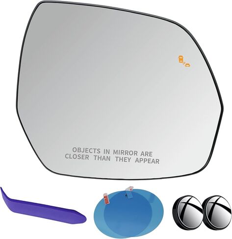 EAP Passenger Side Mirror Glass Compatible with Lincoln Aviator 2020-2026, Heated with Blind Spot, LC5Z17K707A in Saudi Arabia