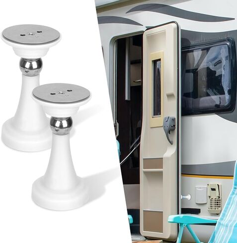 2pcs RV Door Holder, Magnetic Baggage Door Catch RV Door Stopper RV Magnetic Door Latch Strong Magnetic Baggage Door Catch Latch for Camper Travel Trailers (White) in Saudi Arabia