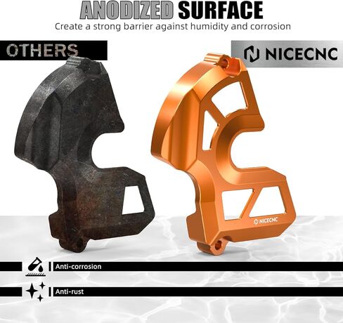 NICECNC Case Saver Sprocket Cover Chain Guard Compatible with 1190 Adventure/R 2013-2016, 1090 Adventure R 2017-2019, 1290 Super Adventure R/S 2017-2020, 1290 Super Duke R 2014-2019, Orange in Saudi Arabia