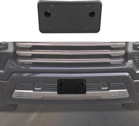 Fit for Chevrolet Silverado 2004-2006 Front License Plate Mount Holder Bracket Frame Number Plate Holder Registration Plate Frame in Saudi Arabia