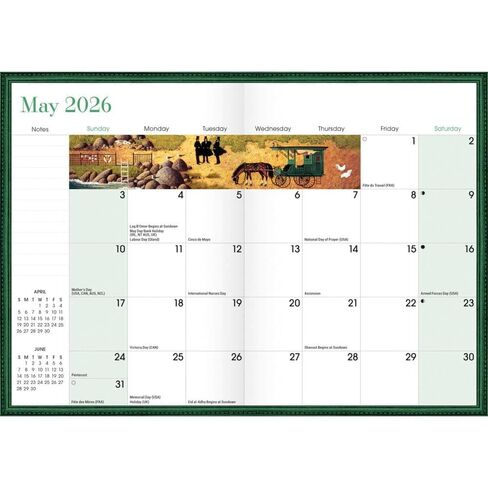 Charles Wysocki, Americana: Monthly Planner in Saudi Arabia