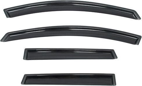 IKON MOTORSPORTS in Channel Window Visors Compatible with 2015-2024 Nissan Murano, Slim Style Acrylic Smoke Rain Guards, Side Window Wind Deflectors 4PCS in Saudi Arabia