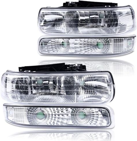 PIT66 Headlight Assembly Compatible with Ford F150 2009 2010 2011 2012 2013 2014 2015 2016 2017 2018 2019 Halogen Headlamps Front Lights Clear Lens in Saudi Arabia