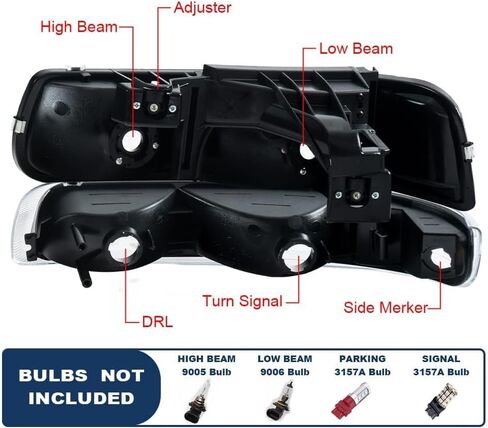 PIT66 Headlight Assembly Compatible with Ford F150 2009 2010 2011 2012 2013 2014 2015 2016 2017 2018 2019 Halogen Headlamps Front Lights Clear Lens in Saudi Arabia