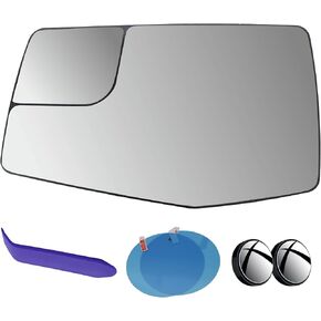 EAP Driver Side Mirror Glass Compatible with Chevrolet Silverado 1500 2019-2026, Silverado 2500 3500 2020-2026, GMC Sierra 1500 2019-2026, Sierra 2500 3500 2020-2026, Heated 84309702 84309708 84171577 in Saudi Arabia