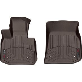 Weathertech Custom Fit FloorLiners for BMW X3 M, X3 M Competition, X4 30i - 1st Row (4412731), Black in Kuwait