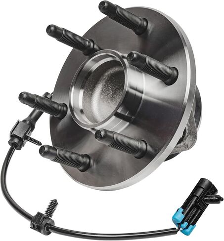 Detroit Axle - 2WD Front Wheel Bearing Hubs Kit for 1999-2006 Chevrolet Silverado GMC Sierra 1500 [6 Lugs] 2 Wheel Bearing Hubs 4 Inner Outer Tie Rod Ends 2000 2001 2002 2003 2004 2005 Replacement in Saudi Arabia
