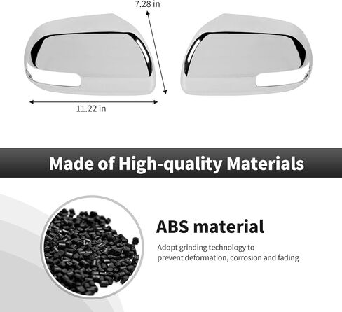 CheroCar Rearview Mirror Cover Side Mirror Cover Trim Fit for Toyota 4Runner 2024 2025 2026 Left Right Side View Upper Mirror Cover Caps Exterior Accessories,Black Carbon Fiber in Saudi Arabia