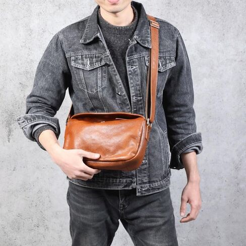 Top Leather Shoulder Bag Crossbody Vegetable Tanned Underarm in Saudi Arabia