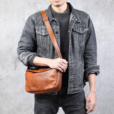 Top Leather Shoulder Bag Crossbody Vegetable Tanned Underarm in Saudi Arabia